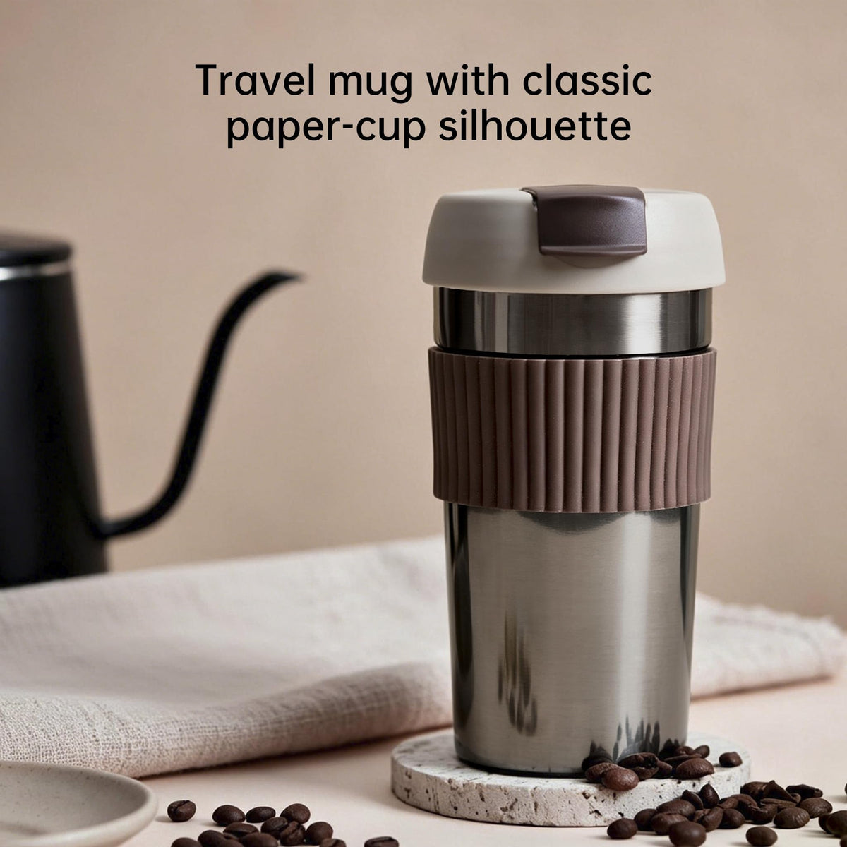 Stainless Steel Insulated Coffee Travel Mug 16oz F547
