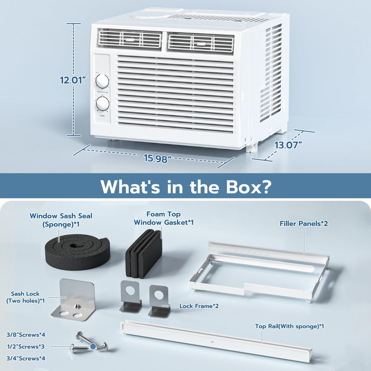 5000BTU Window Air Conditioners T293819