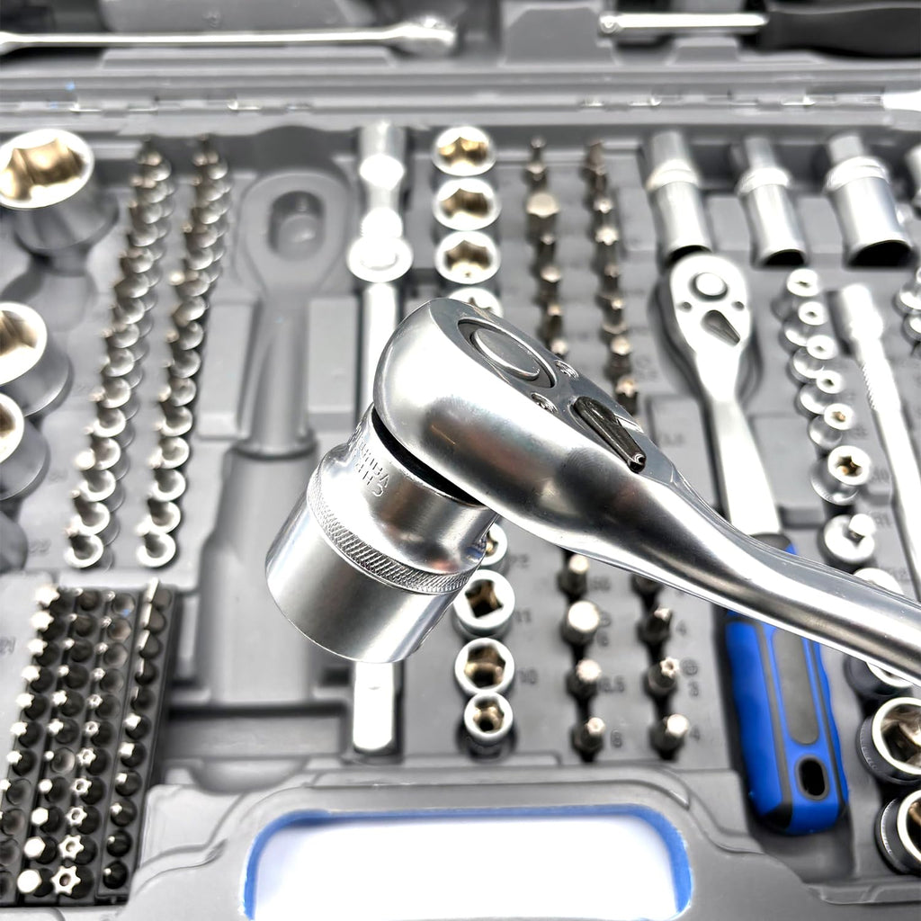216 Pc Ratchet Socket Wrench Set H330