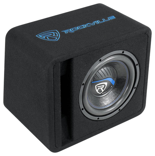 10" 4 ohm Subwoofer, Enclosure, Amp D588874