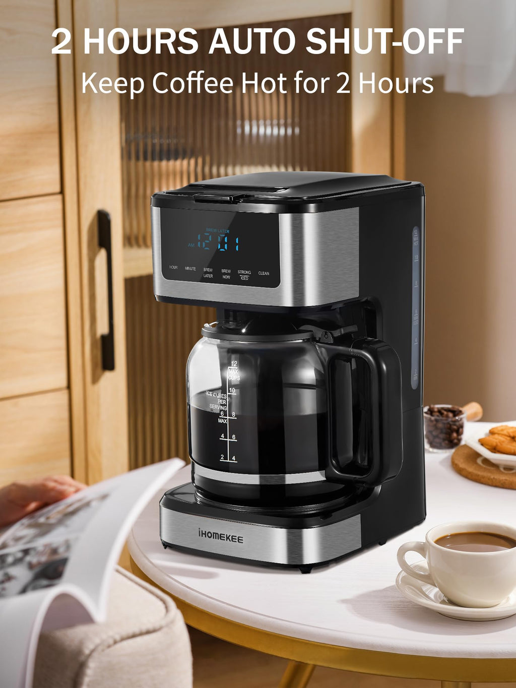 Programmable Drip Coffee Maker 12 Cup L953
