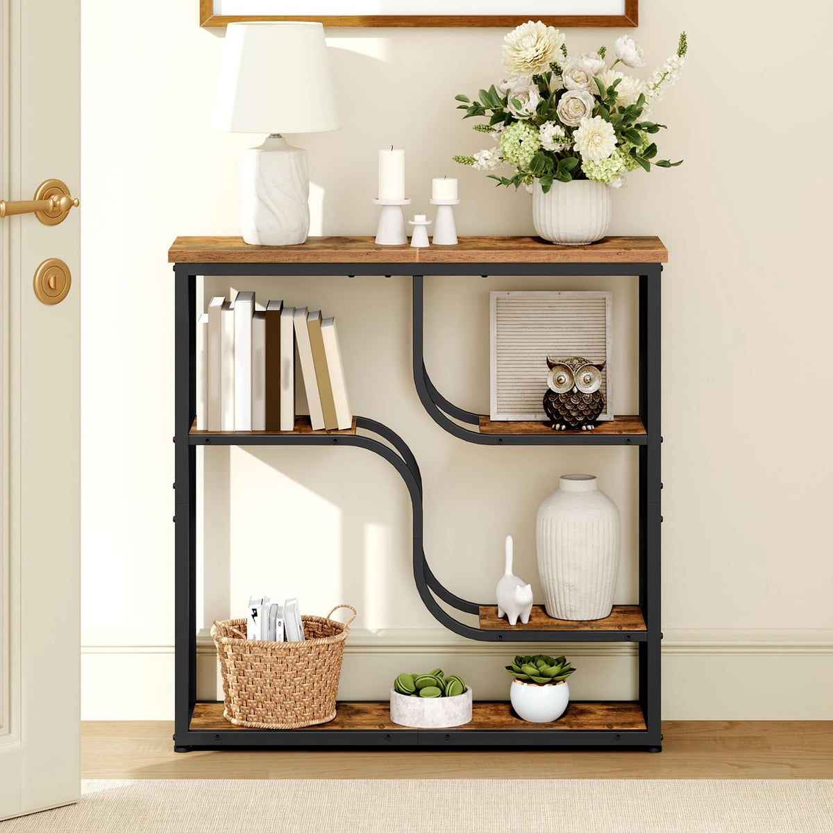 29.5" 5-Tier Narrow Console Table P6669