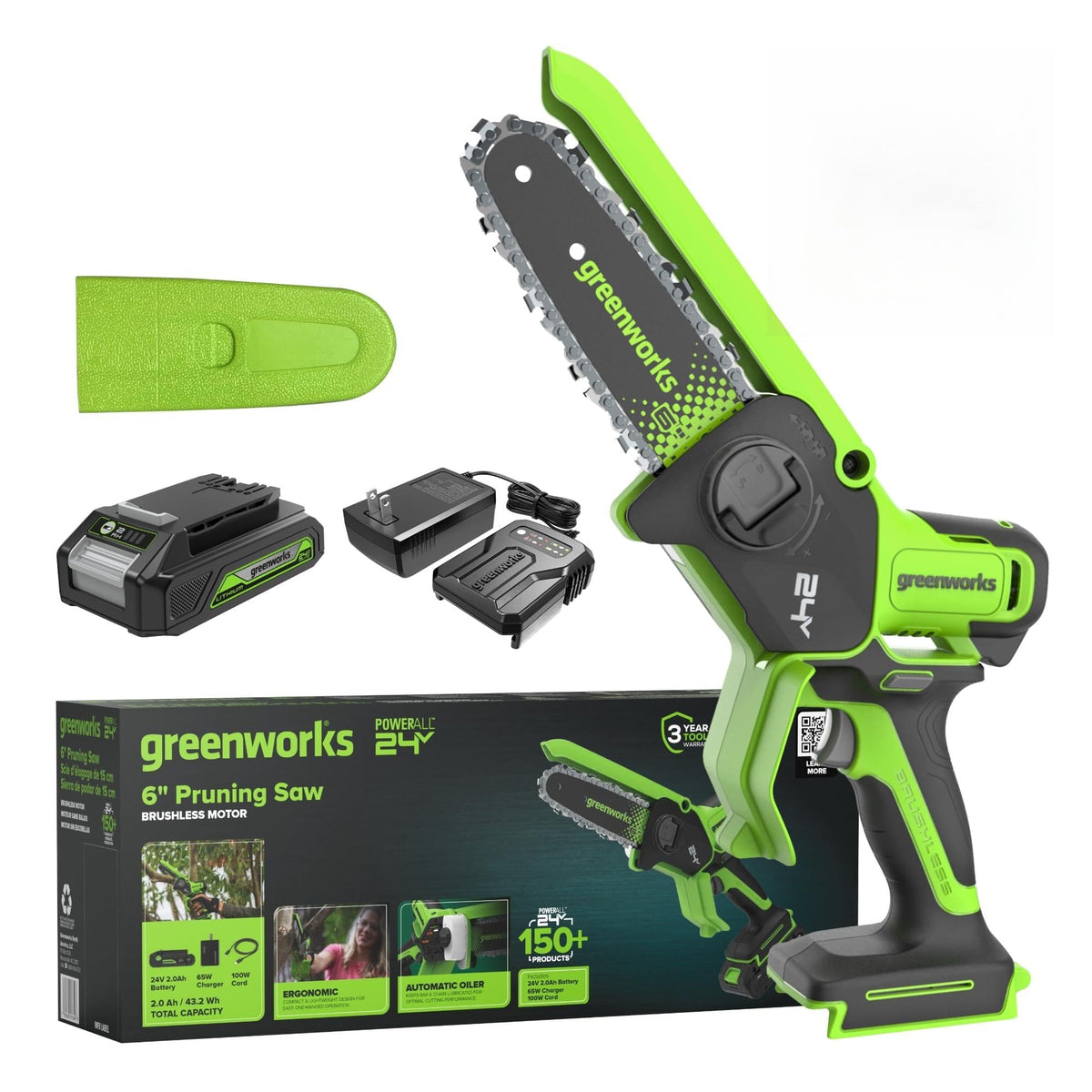 24V 6 in Mini Pruning Chainsaw B438