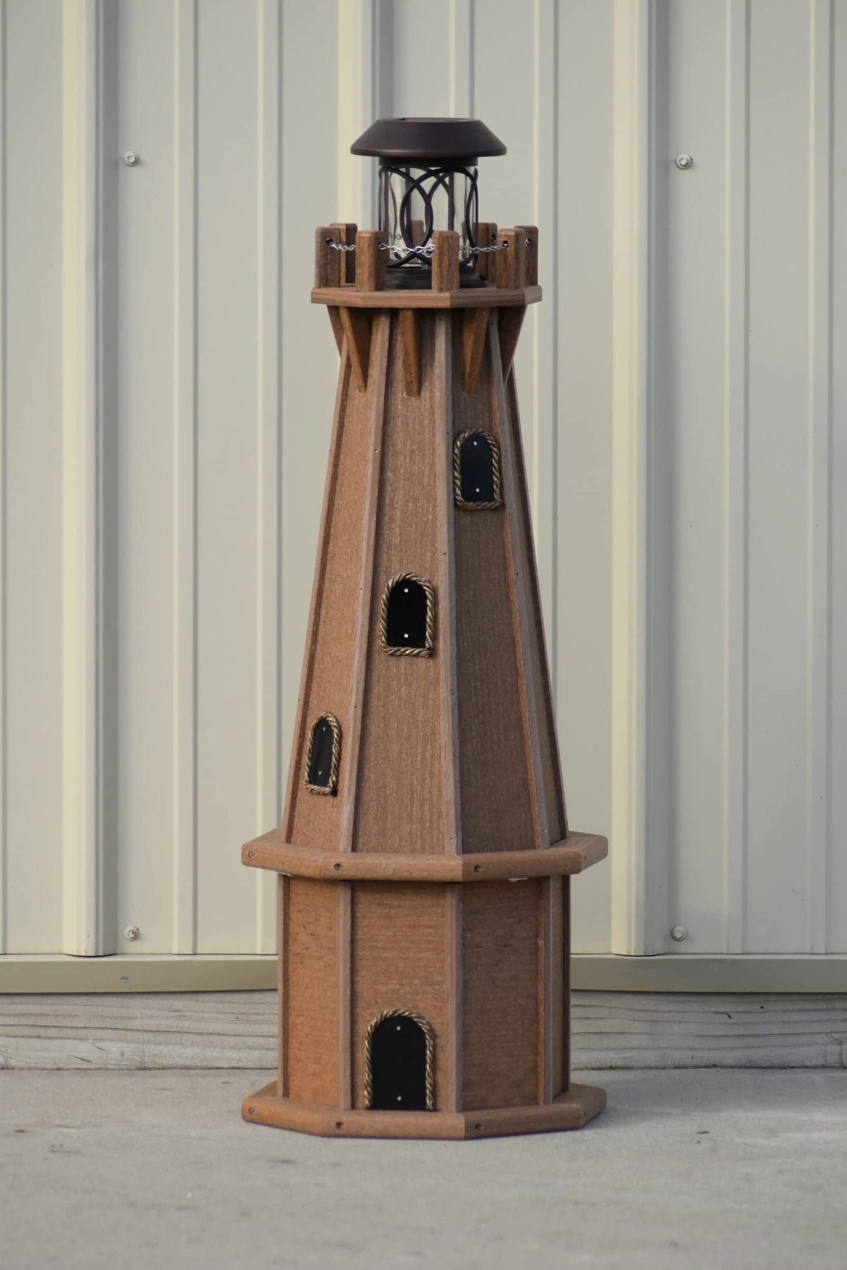 32" Solar Powered Poly Lighthouse D968