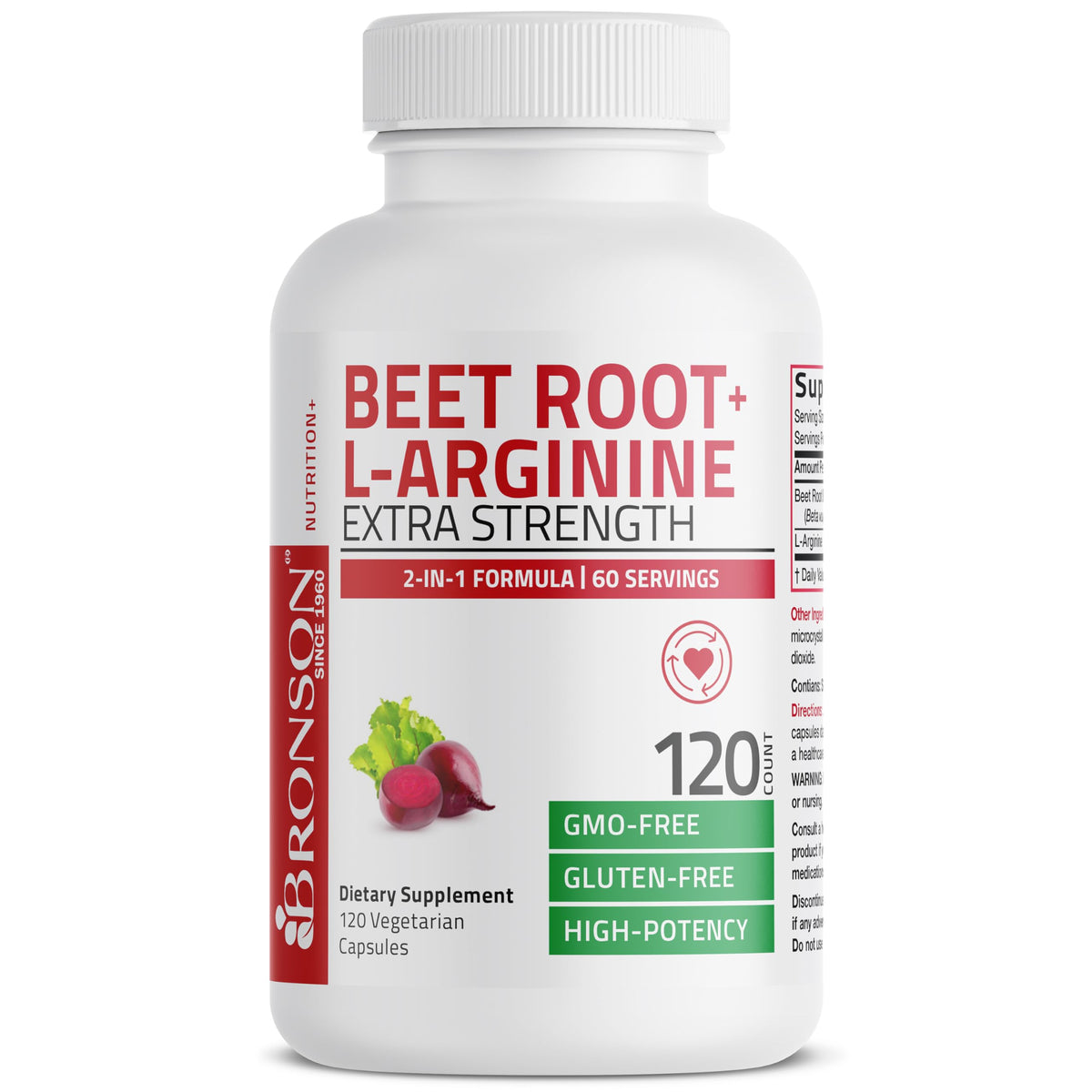 Beet Root L-Arginine 120 Capsules I64972