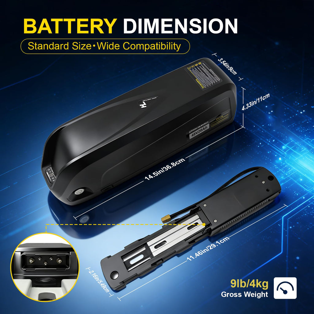 48V 13Ah Lithium Battery with 40A BMS E53492