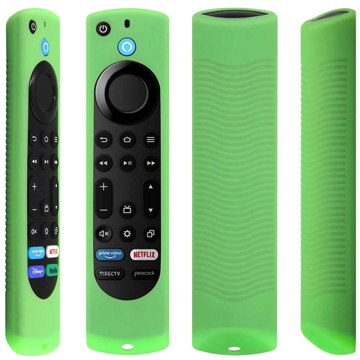 Silicone Remote Case 2pcs Nightglow Green and Blue X65540
