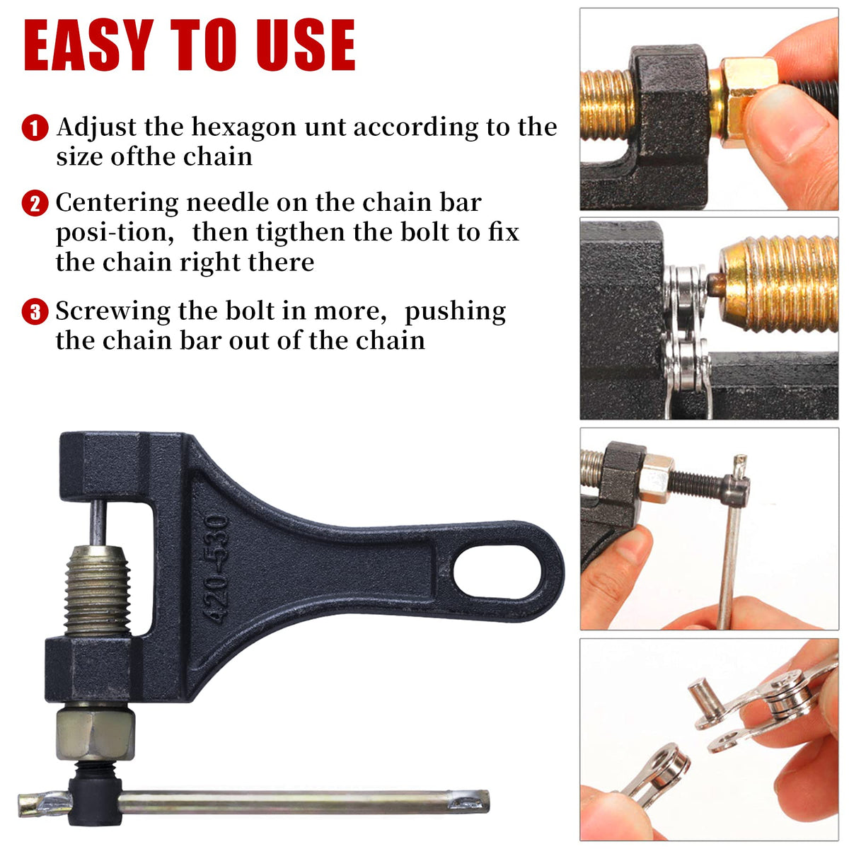 Chain Breaker Tool for Motorcycle ATV Dirt Bike M21809