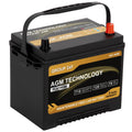 AGM Car Battery Group Size 24F 12V 70Ah 710 CCA G1262