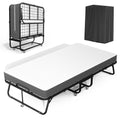 Folding Bed with 5 Inch Memory Foam Mattress L16086