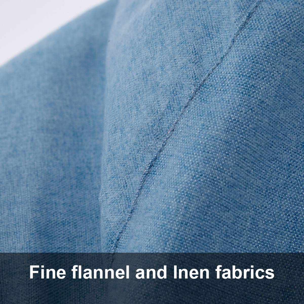 Linen Fabric Bean Bag Chair Cover 90x110cm H96096