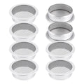 2 Inch Round Open Screen Vent Aluminum Mill Finish 8 Pack Z666417