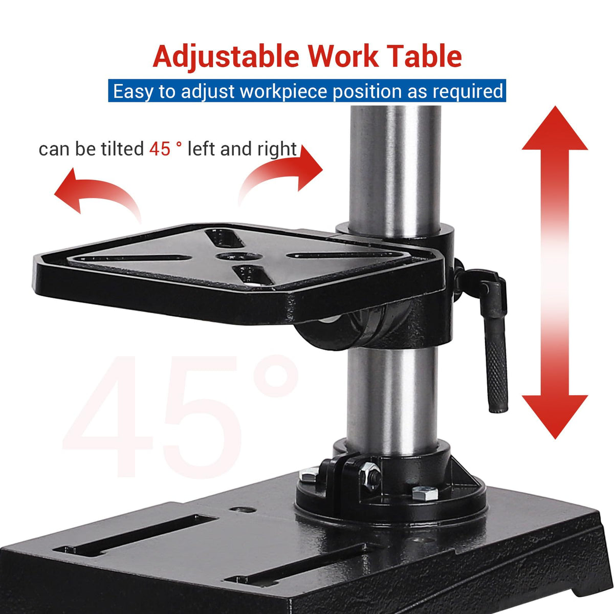 8 Inch 2.5A Benchtop Drill Press with 5 Speed Adjustable P86793