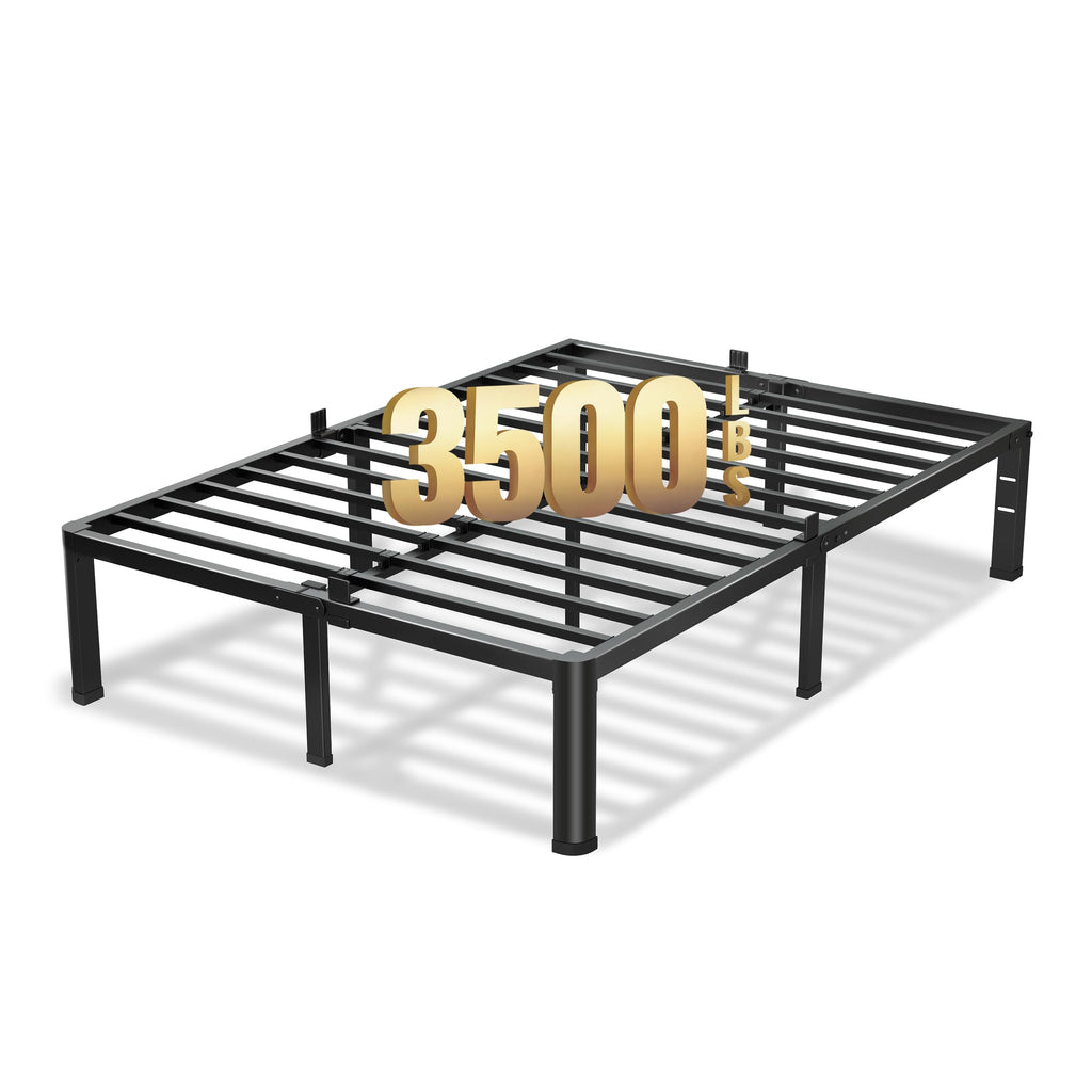 18 Inch Queen Bed Frame with Round Corners H41109