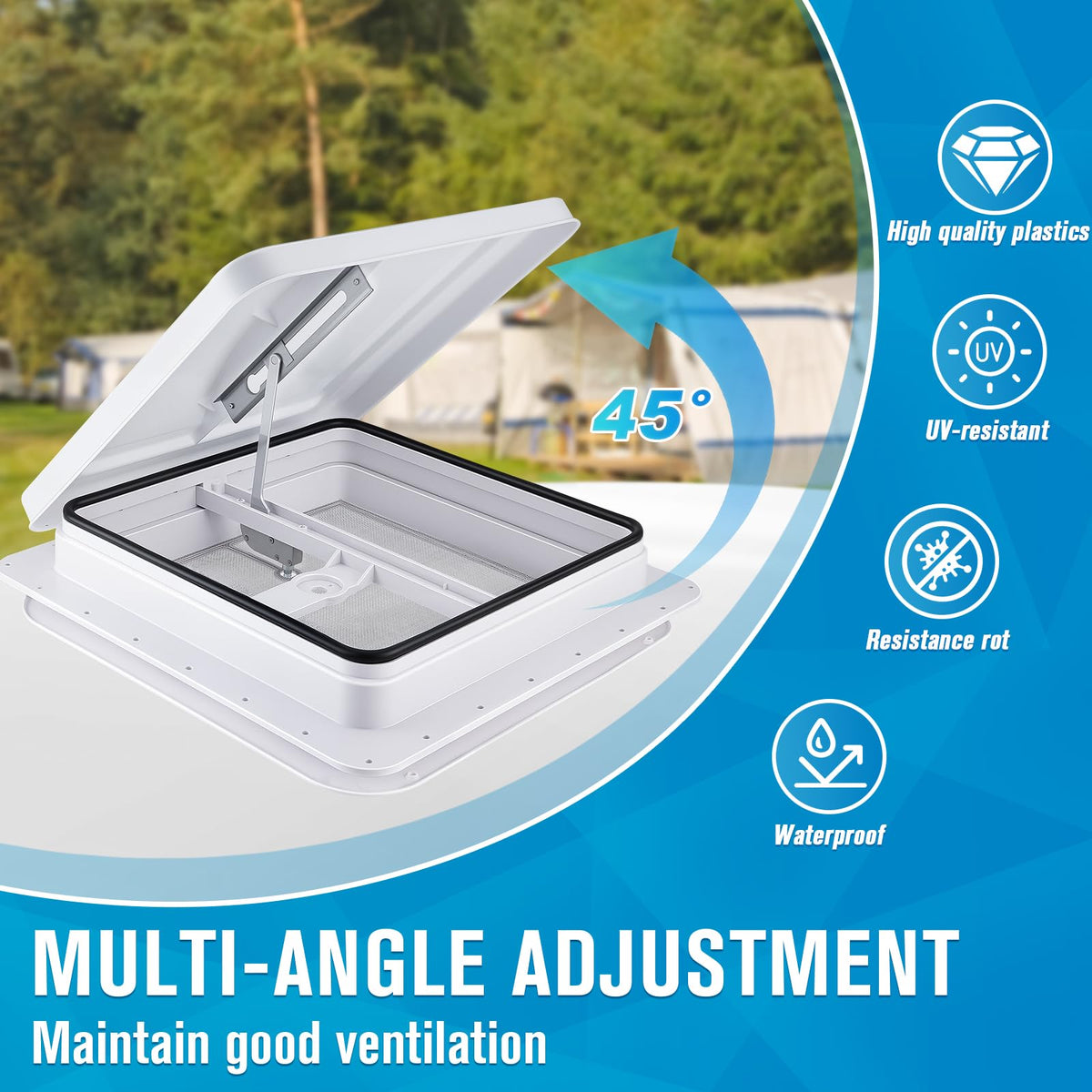 14x14 RV Roof Vent S43527