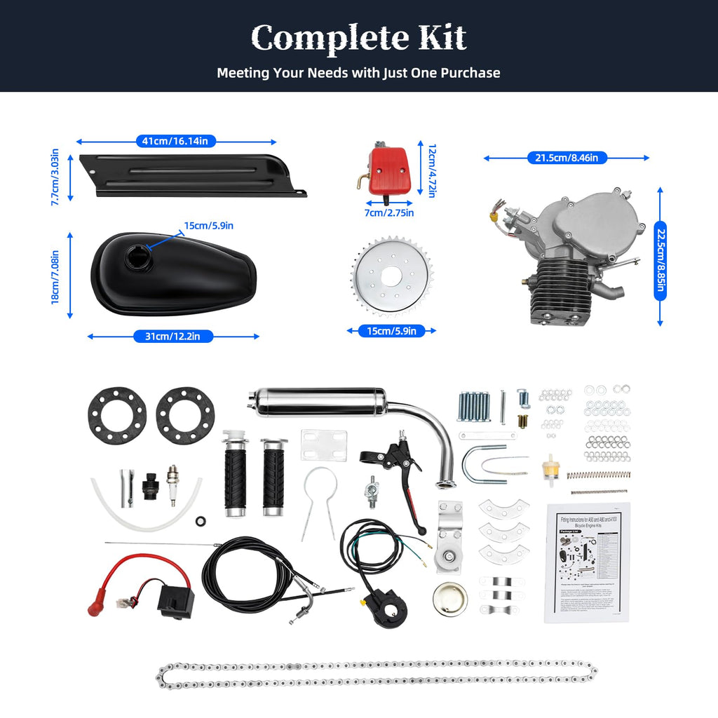 2-Stroke 100cc Bicycle Engine Kit U41501