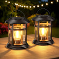 2 Pack Waterproof Solar Lantern Outdoor W6254