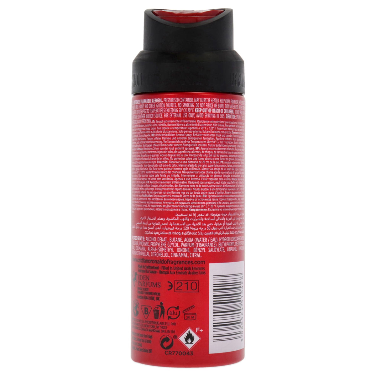 4 oz Woody Musky Fragrance Body Spray K770326
