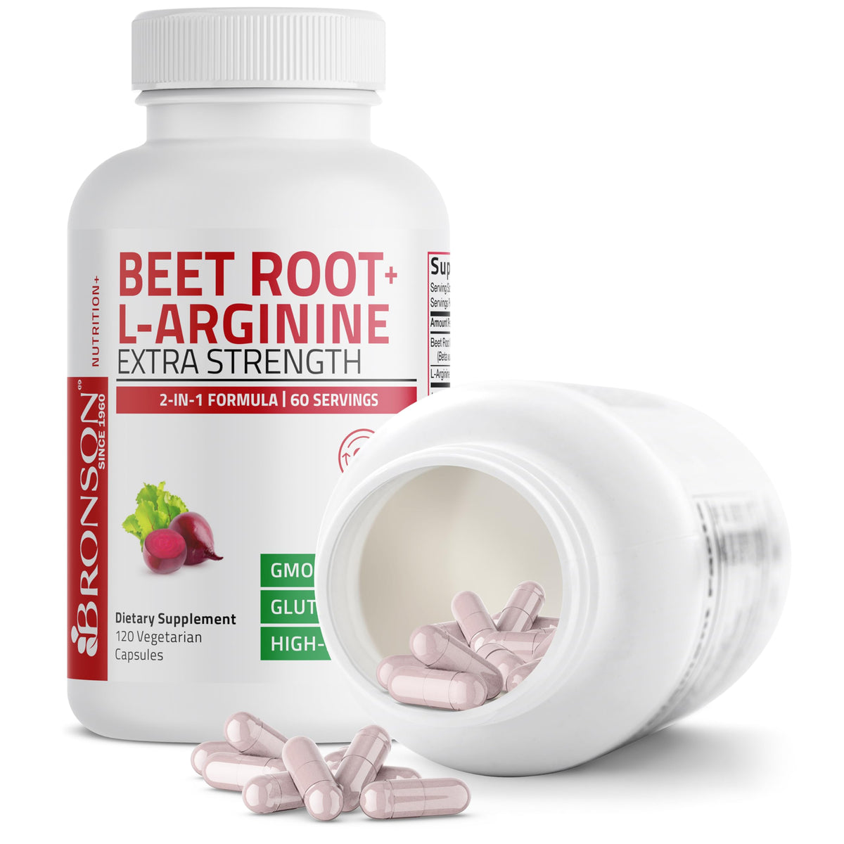 Beet Root L-Arginine 120 Capsules I64972