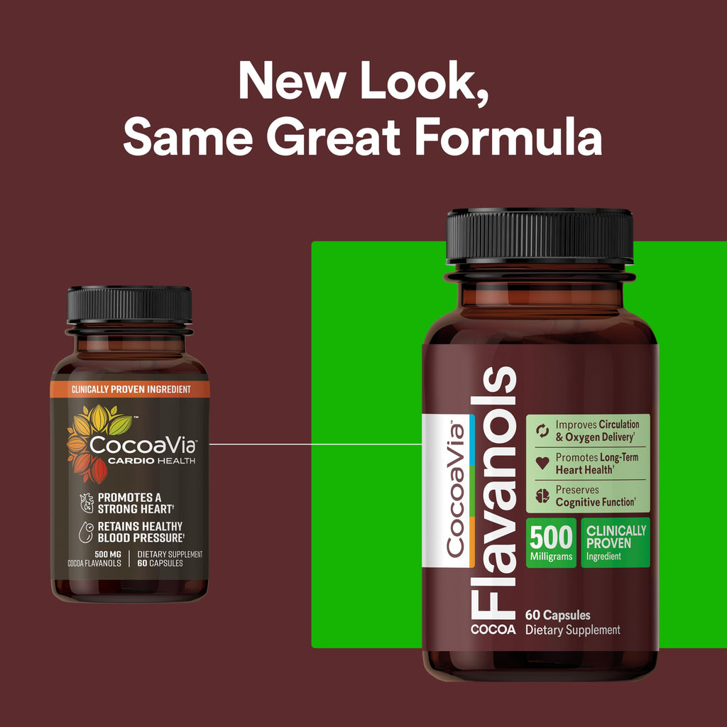 500mg High Flavanol Cocoa Supplement 60 Capsules P322984