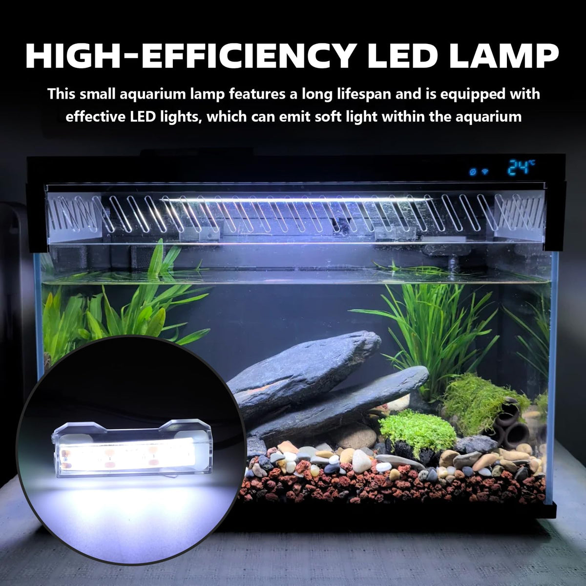 5V 0.6W USB Mini LED Aquarium Plant Light E9335