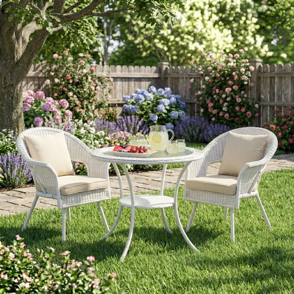 Hand-Woven Resin Wicker Stacking Chair X25660