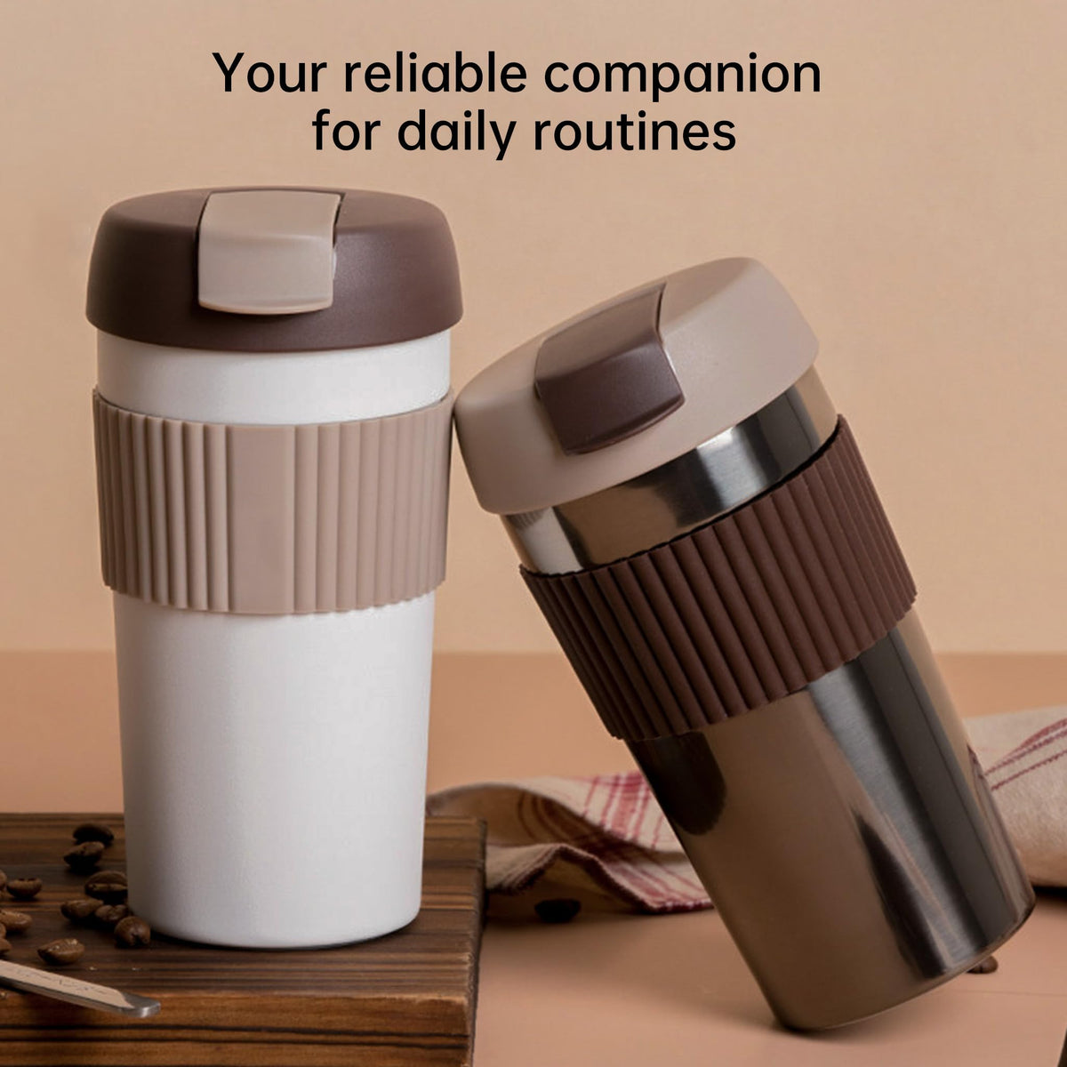 Stainless Steel Insulated Coffee Travel Mug 16oz F547