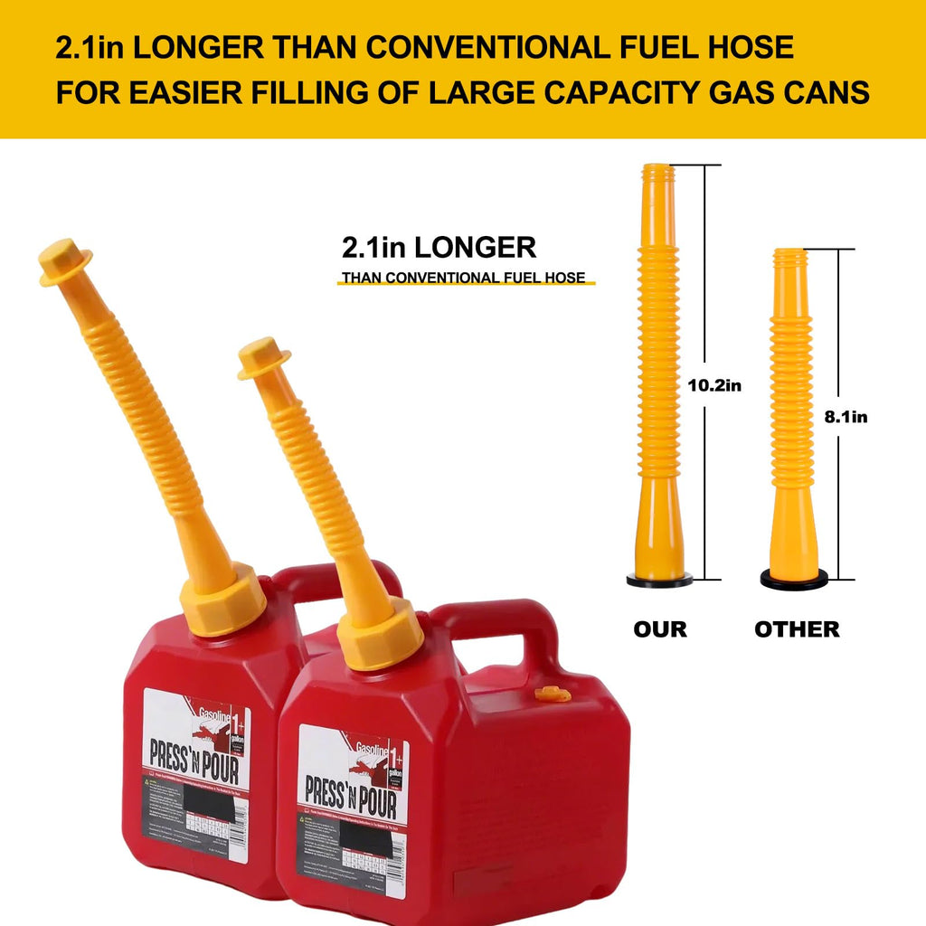 Gas Can Spout Replacement Kits 3 Pack Yellow S6425