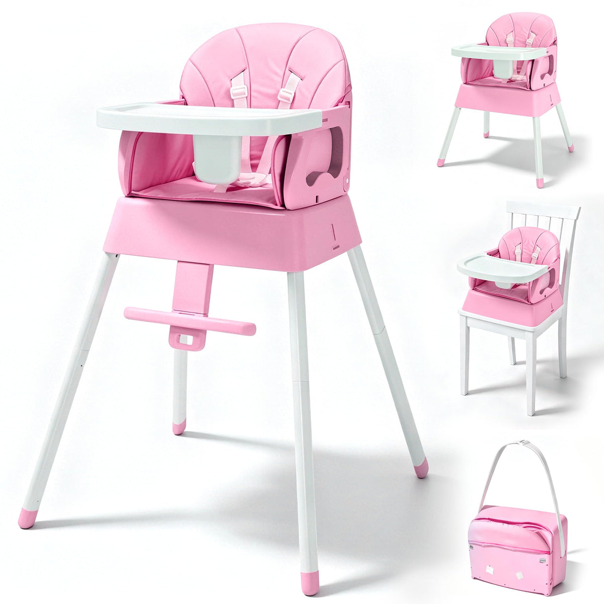 5 in 1 Foldable Baby High Chair O2789
