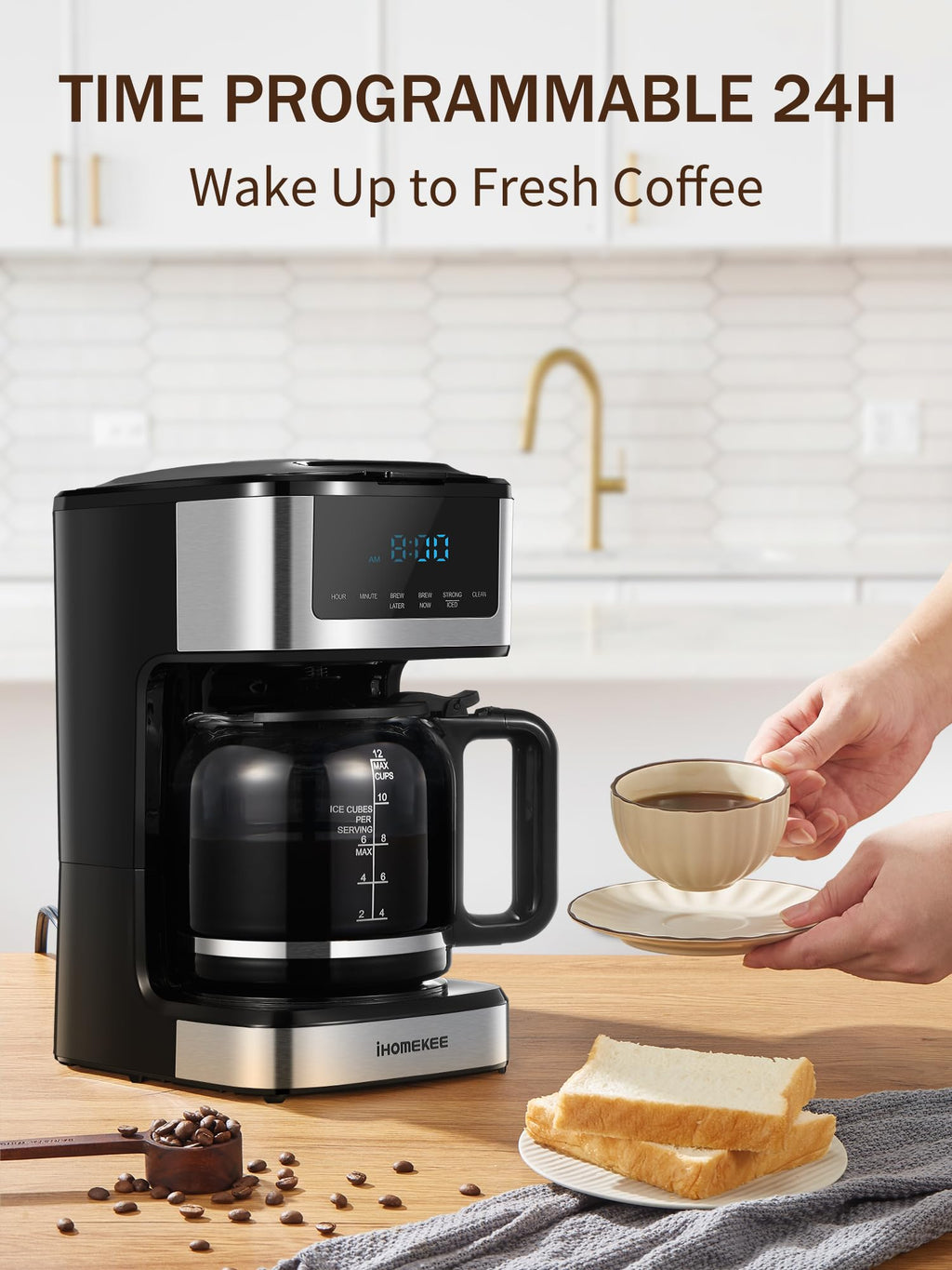 Programmable Drip Coffee Maker 12 Cup L953