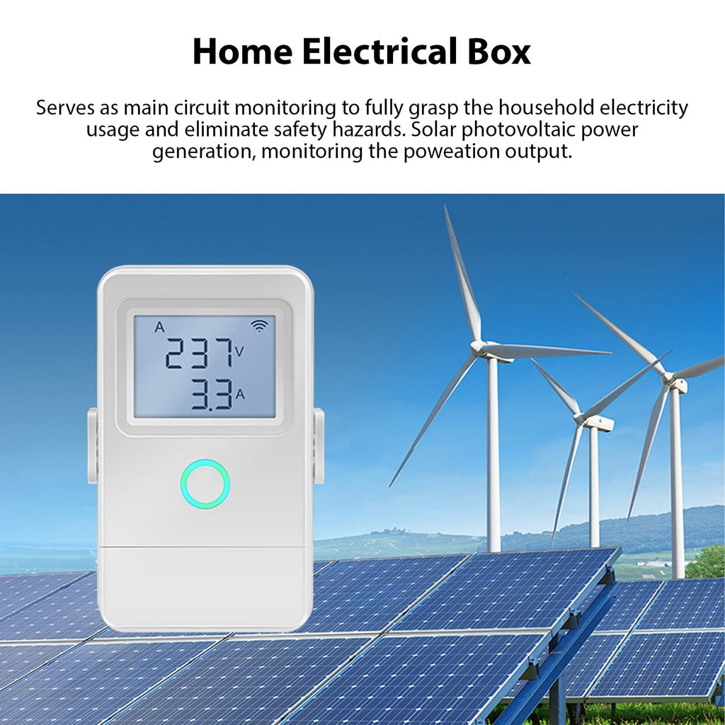 Wi Fi Real Time Electricity Usage Monitor with 3 100A Clamps T521135