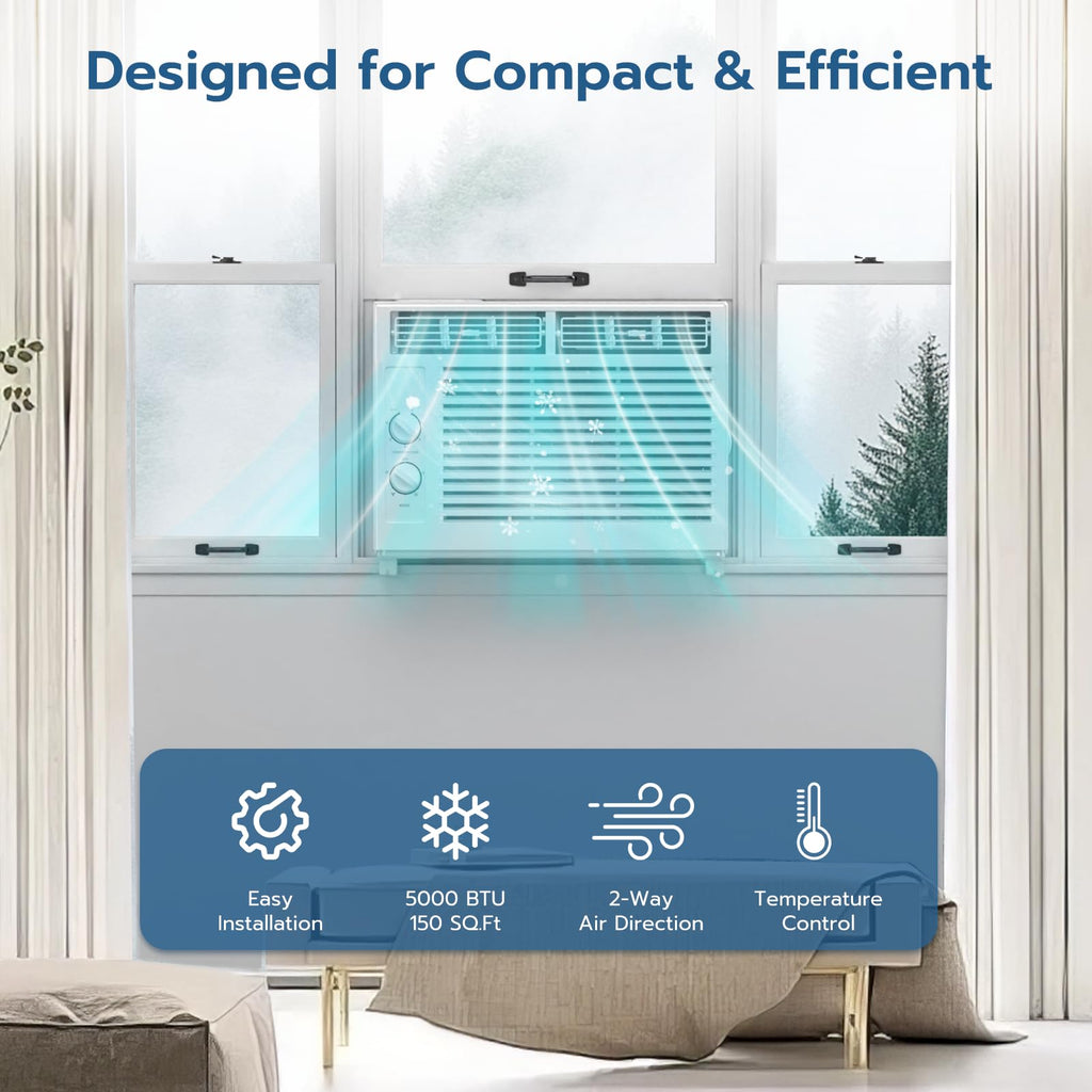 5000BTU Window Air Conditioners T293819