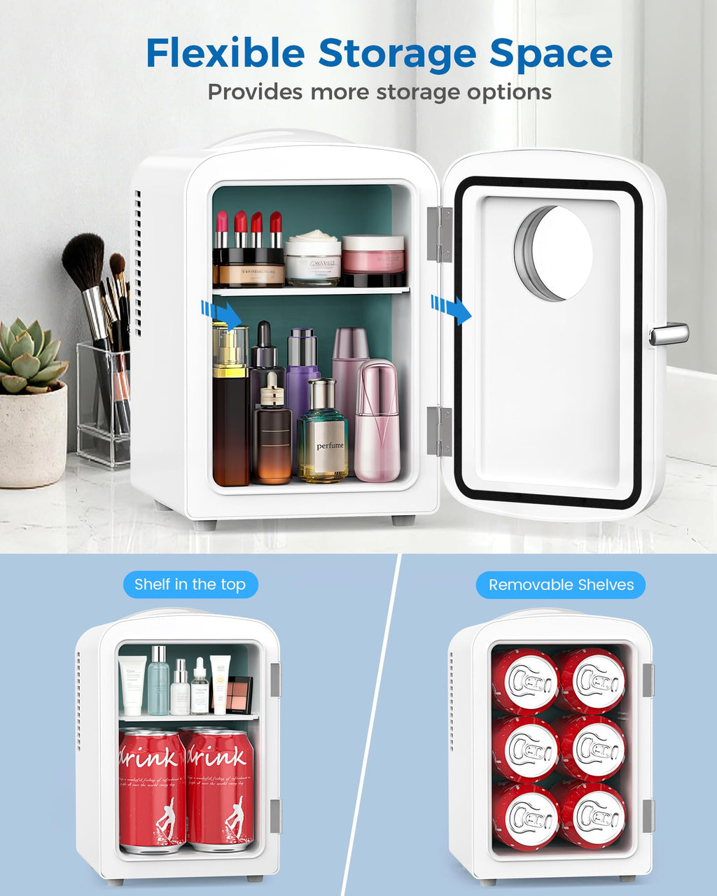 White Mini Fridge S63720