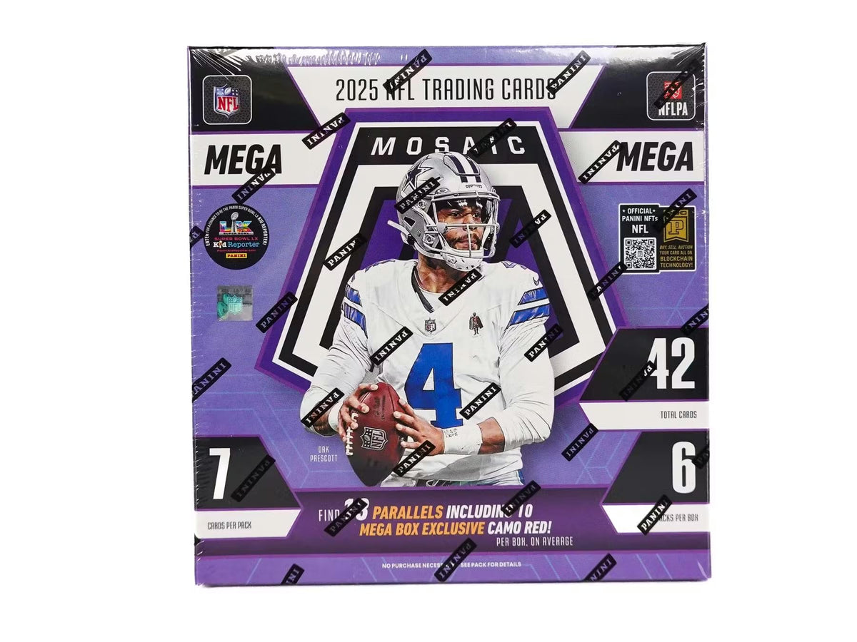 2025 Mosaic Football Trading Card Box Q604298