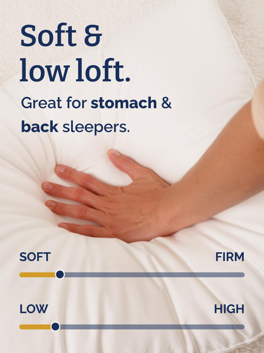 100% Cotton King Size Bed Pillows Set of 2 White P3492