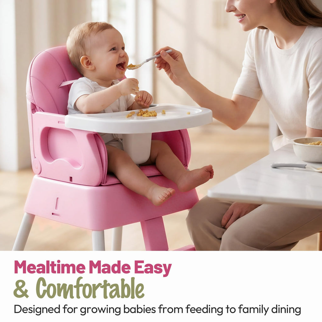 5 in 1 Foldable Baby High Chair O2789