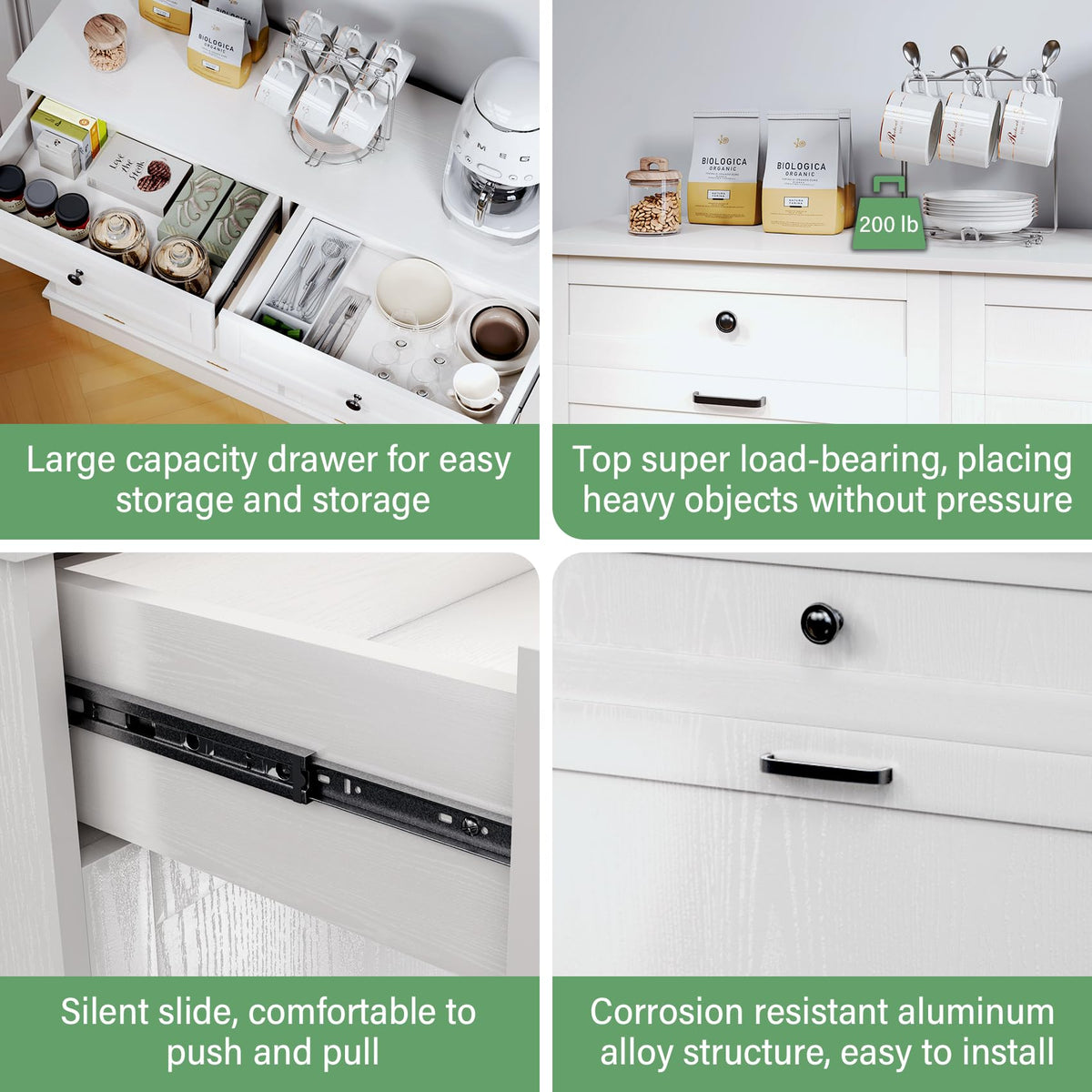 Double Tilt Out Trash Cabinet with Drawer L223345