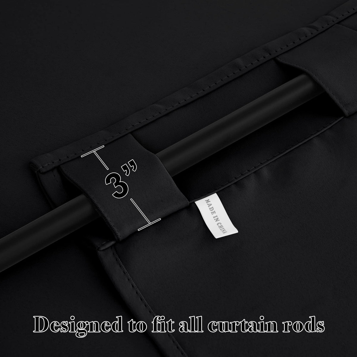 Blackout Curtains 80 inches Long W314