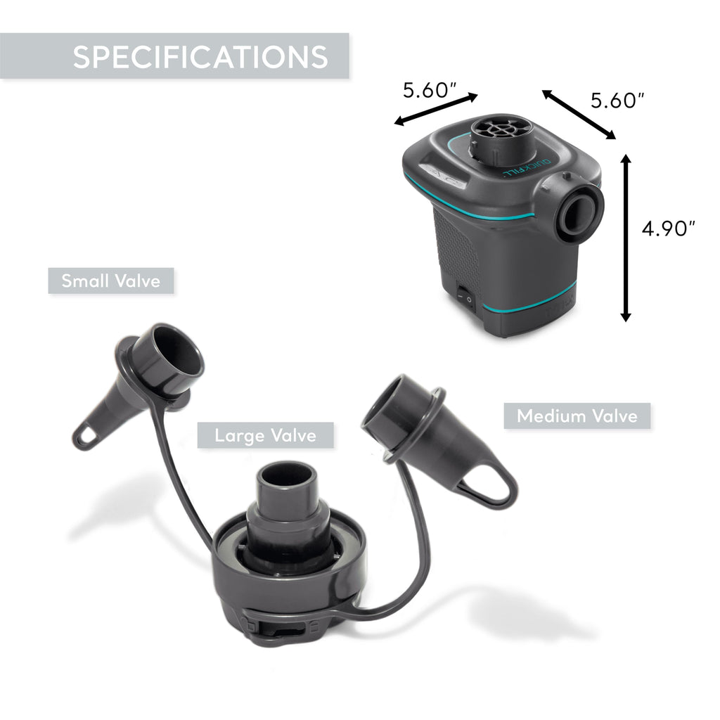 Blue 5-Person Floating with Electric Air Pump P3537