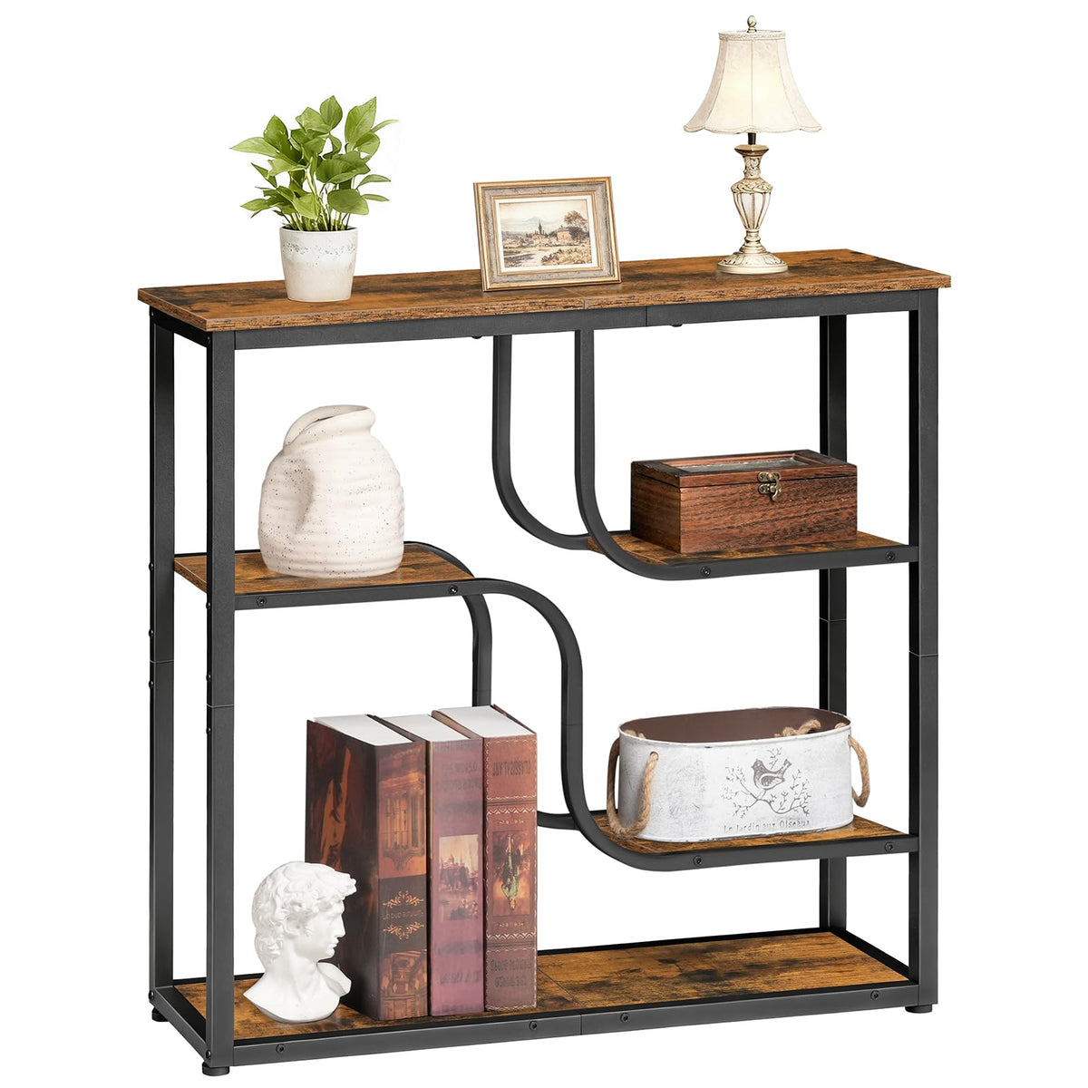 29.5" 5-Tier Narrow Console Table P6669