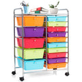 15 Drawer Rolling Storage Cart L3562