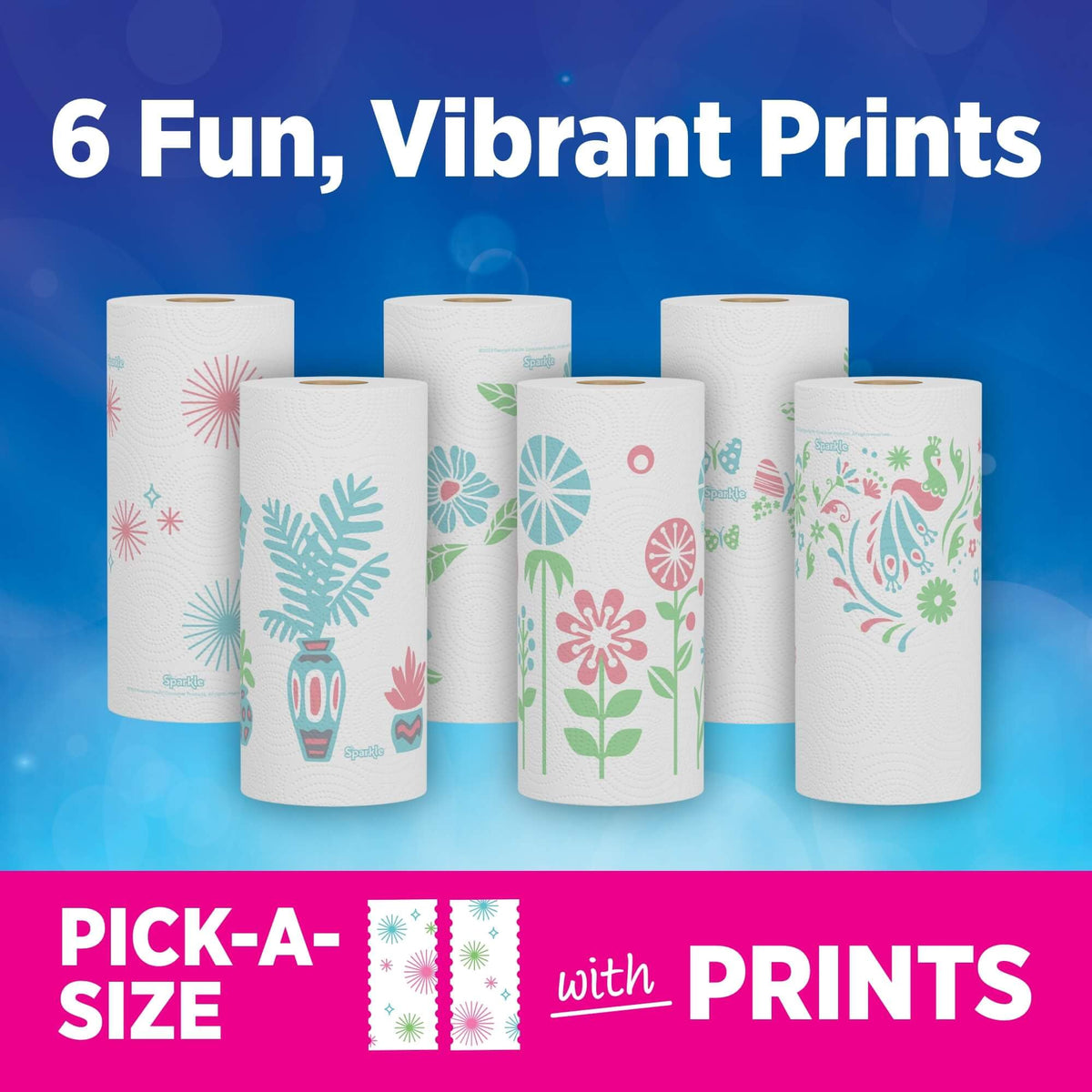2-Ply Paper Towels, 6 Double Rolls J4877