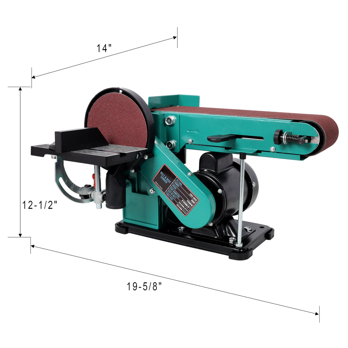 4" x 36" Belt Sander with 6" Disc Polisher T26555