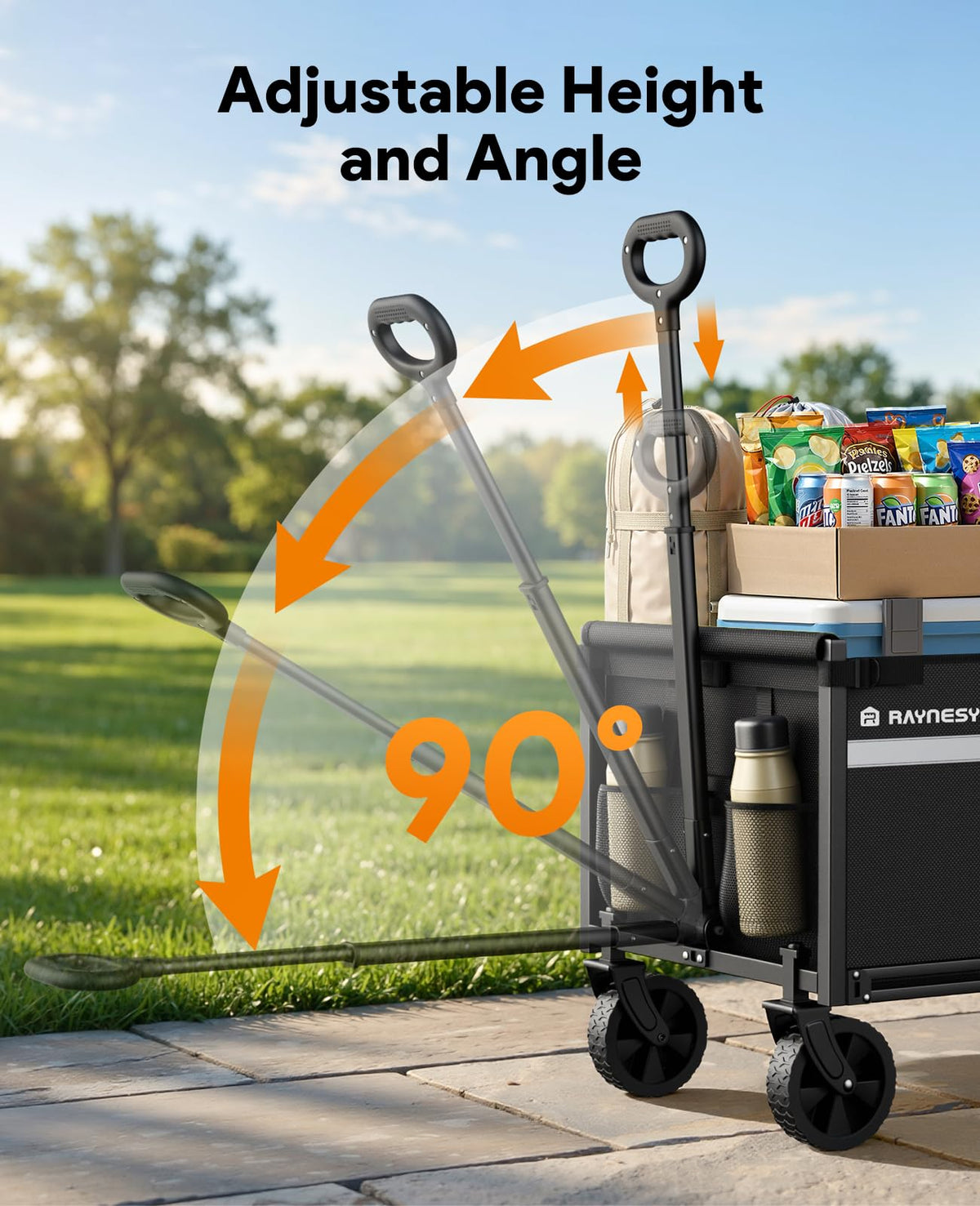 Collapsible Wagon Cart with Wheels A1255