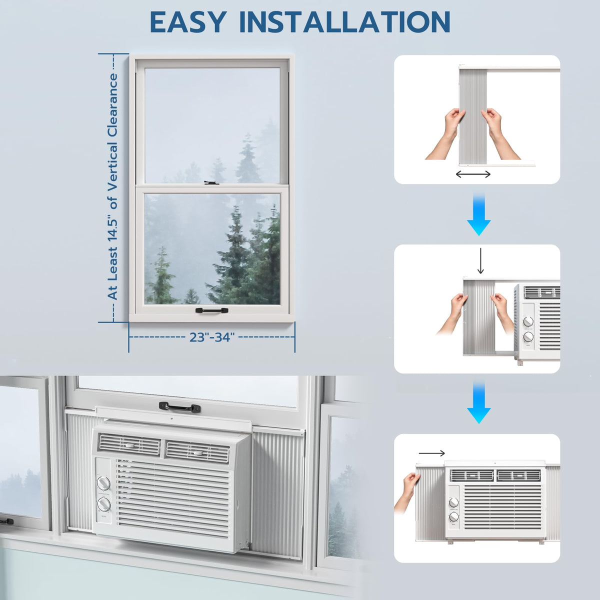 5000BTU Window Air Conditioners T293819