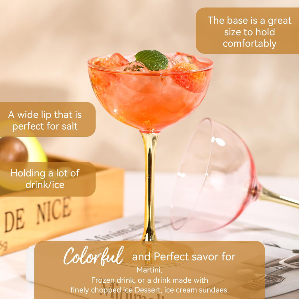 Pink Martini Glasses Set of 6 W336181
