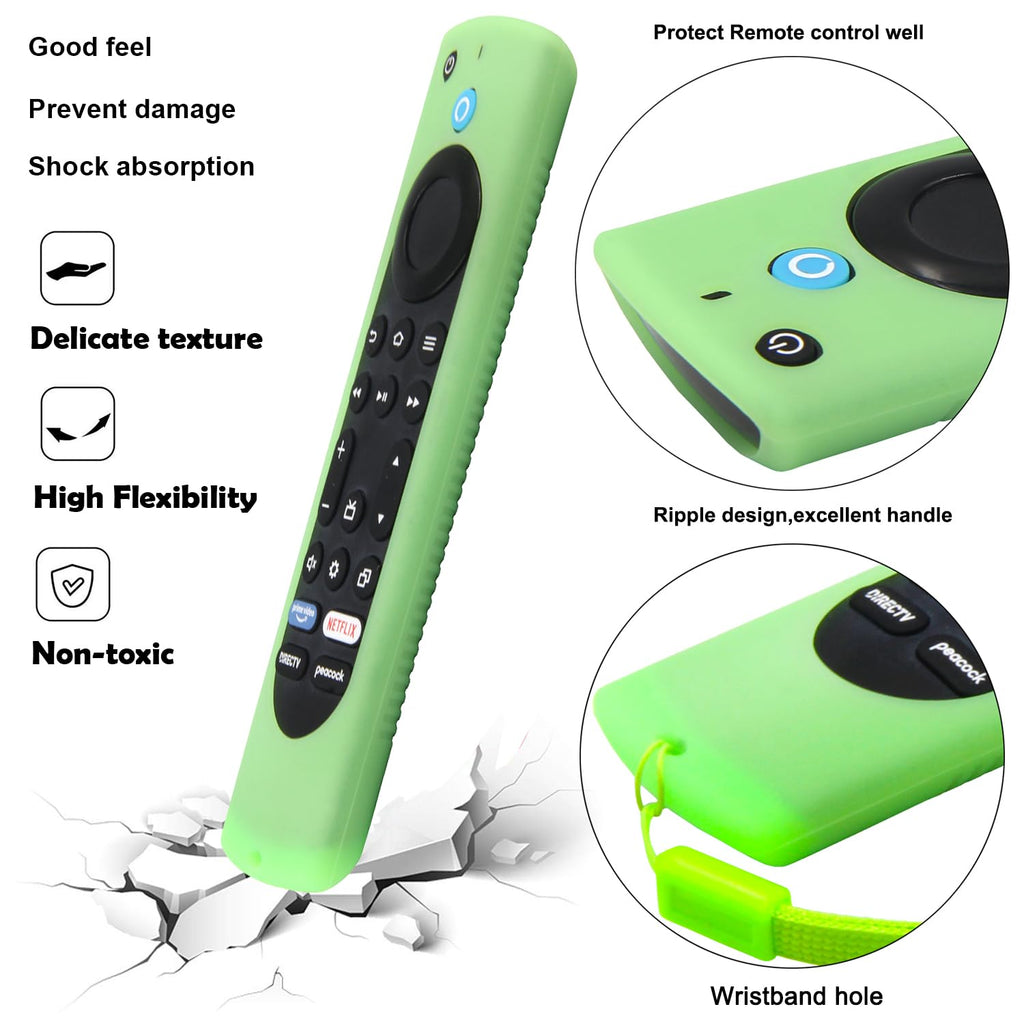 Silicone Remote Case 2pcs Nightglow Green and Blue X65540