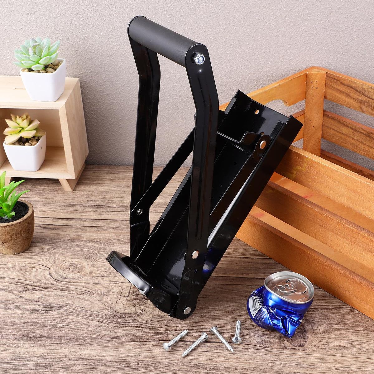Wall Mounted Stainless Steel Can Crusher V2238