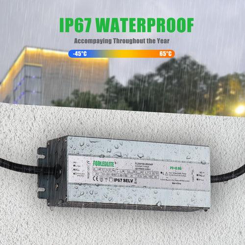 100~265V AC to DC 24V 200W IP67 Waterproof LED Power Supply Transformer X783