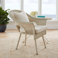Hand-Woven Resin Wicker Stacking Chair X25660
